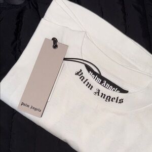 Palm Angels Classic White Tee with Logo